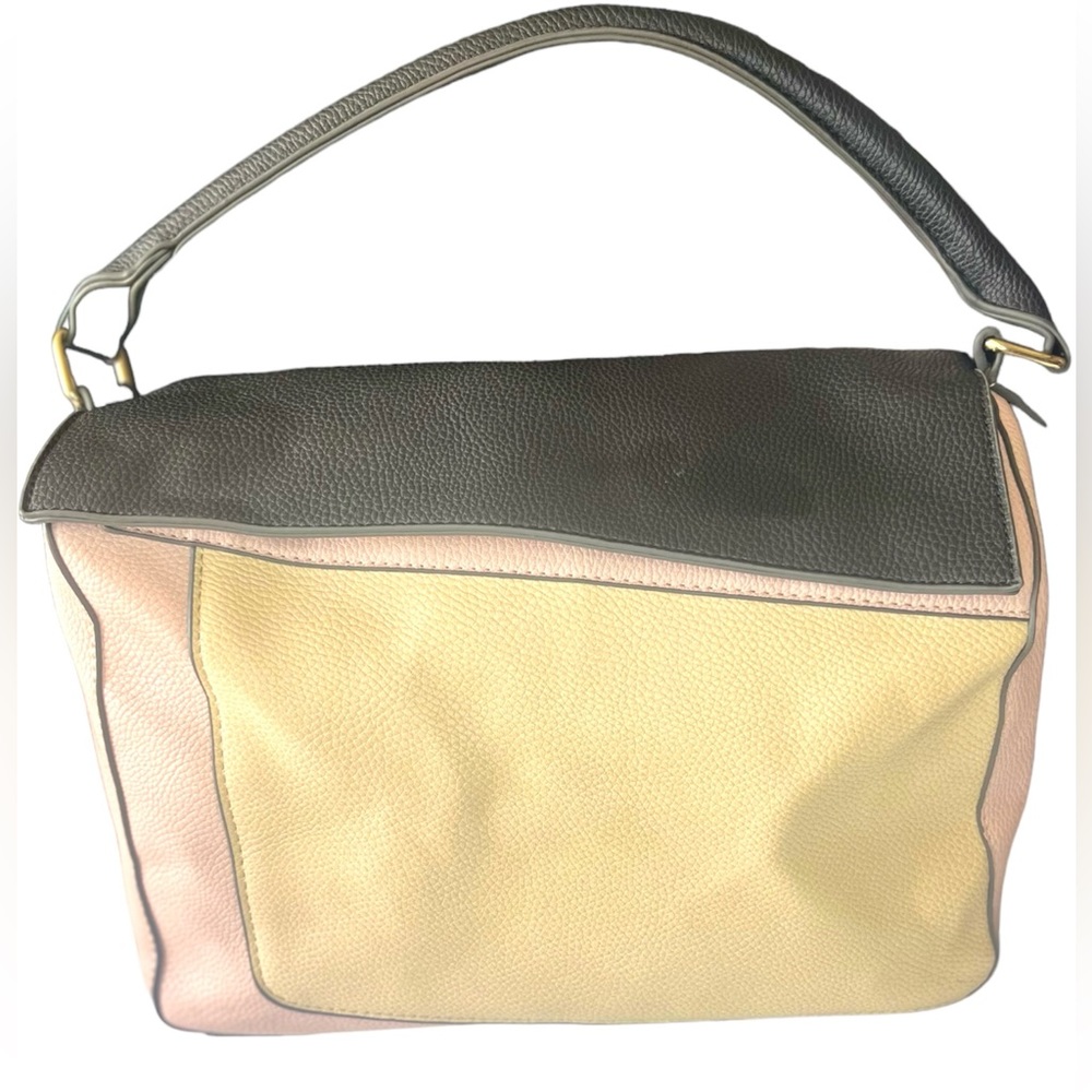 Just Fab 2 Pocket Satchel Handbag